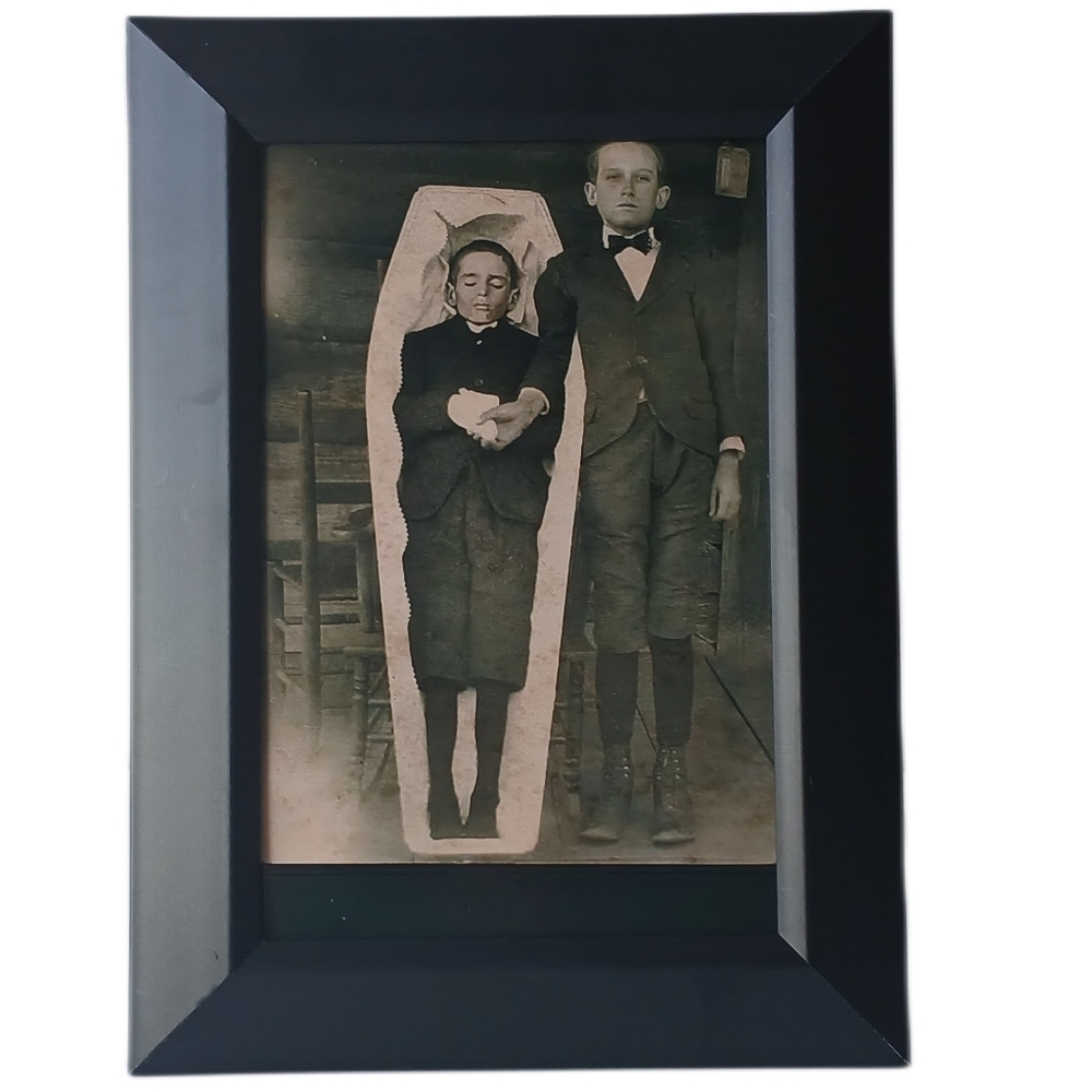 Vintage Post Mortem family Until Death Oddity Goth Dark Victorian era oddities